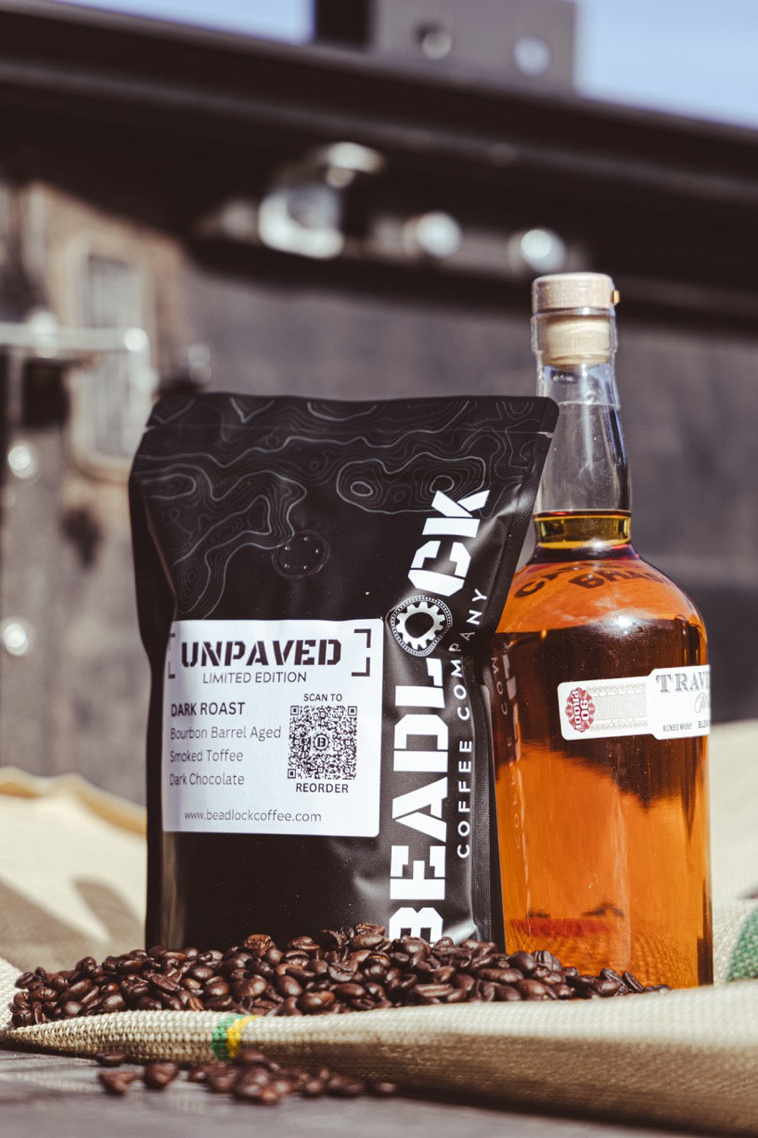 Unpaved Bourbon Barrel Aged Coffee - Beadlock Coffee