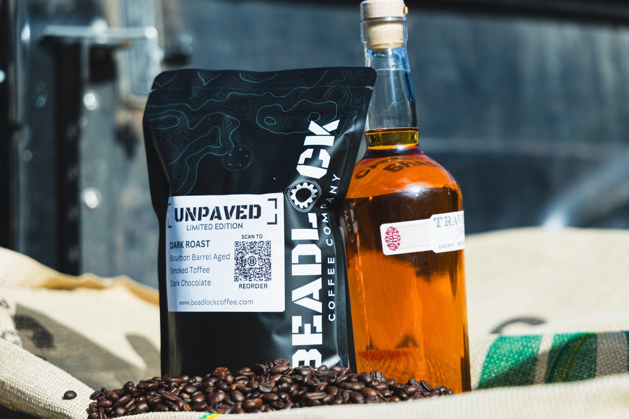 Unpaved Bourbon Barrel Aged Coffee - Beadlock Coffee