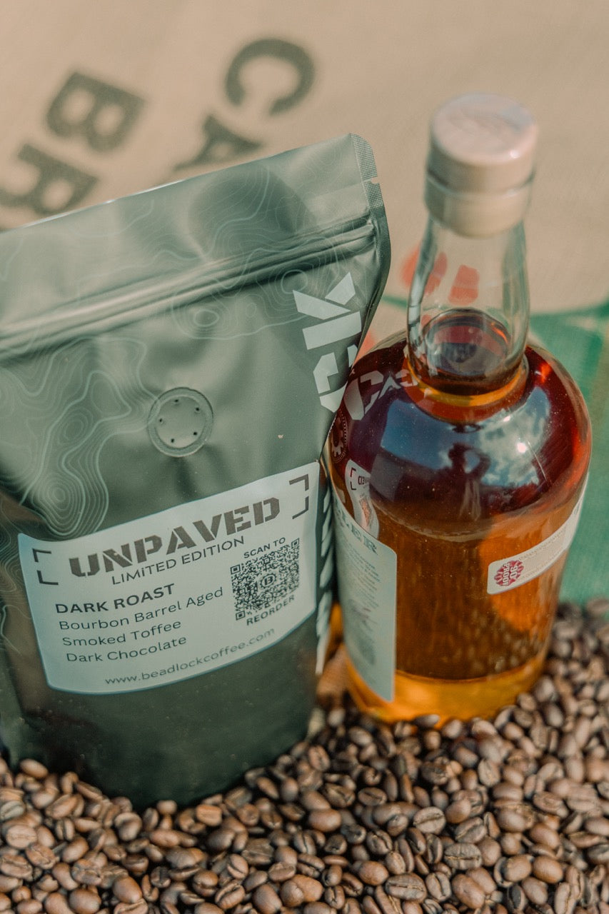 Unpaved Bourbon Barrel Aged Coffee - Beadlock Coffee