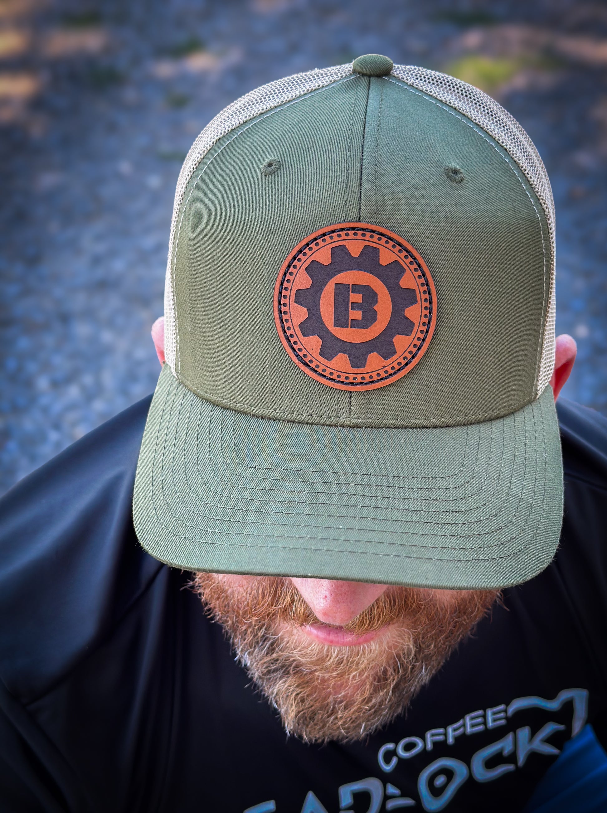Beadlock Leather Patch Hat - Beadlock Coffee