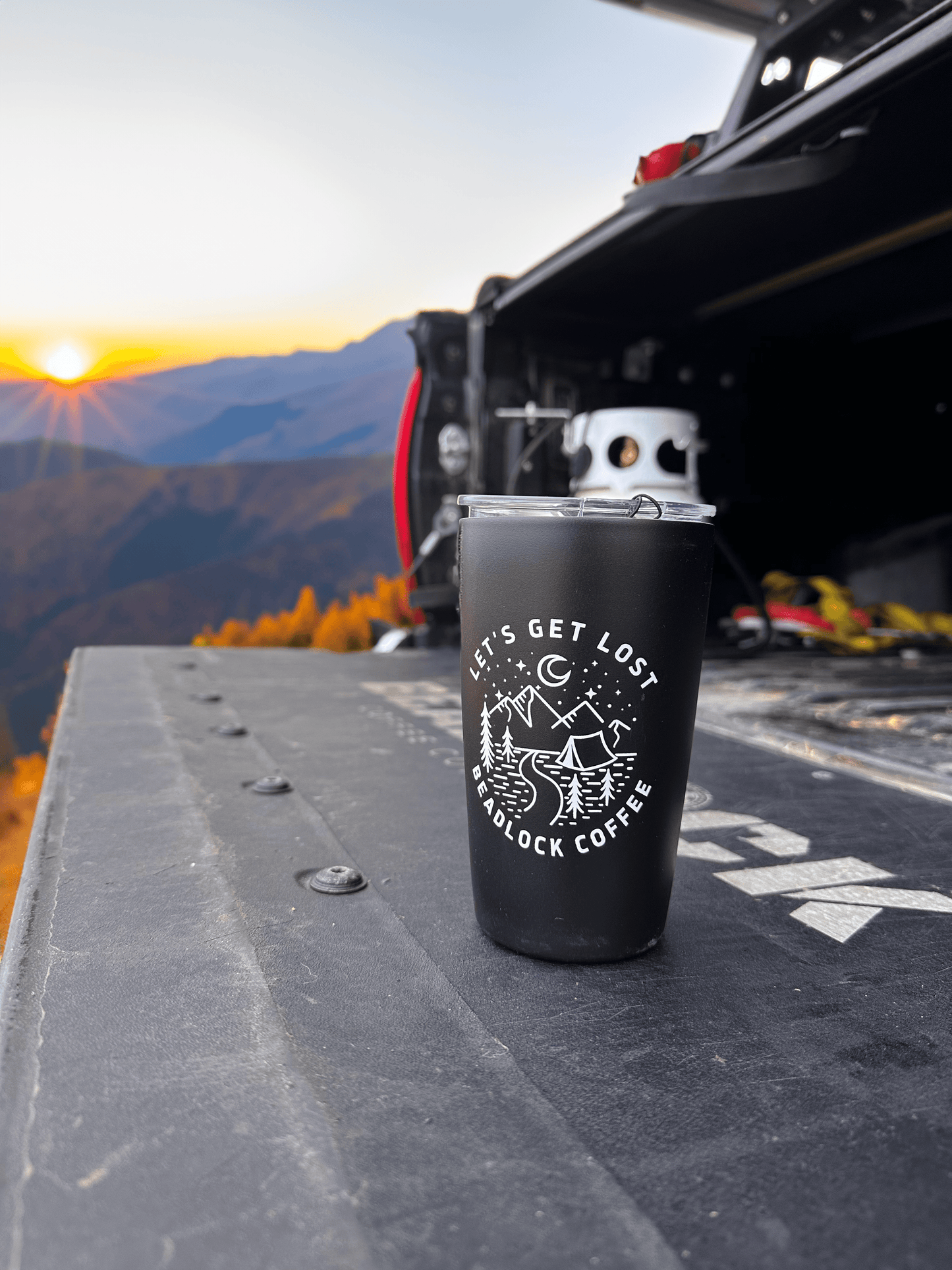 12oz Insulated Tumbler "Get Lost" - Beadlock Coffee