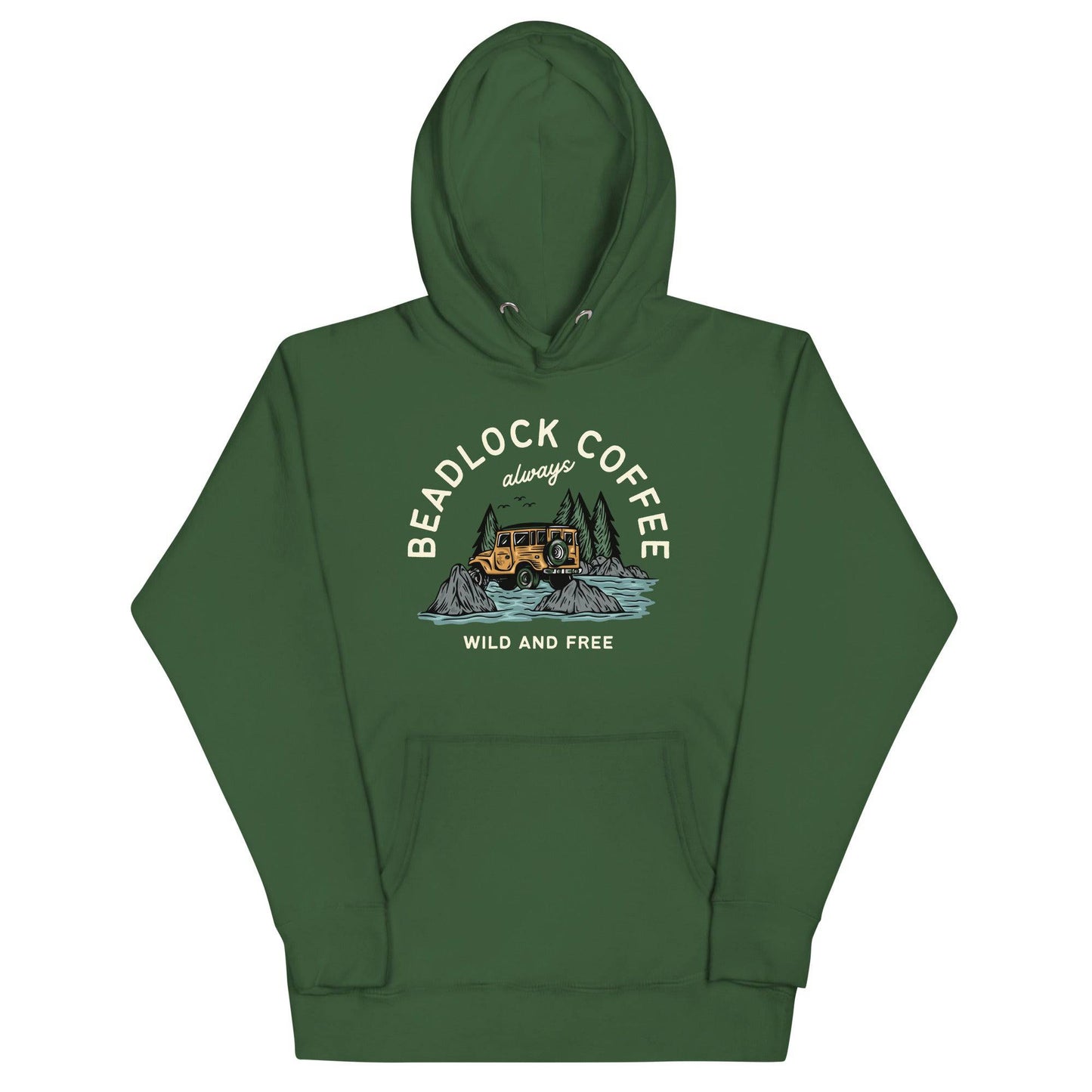 Wild & Free Hoodie - Beadlock Coffee