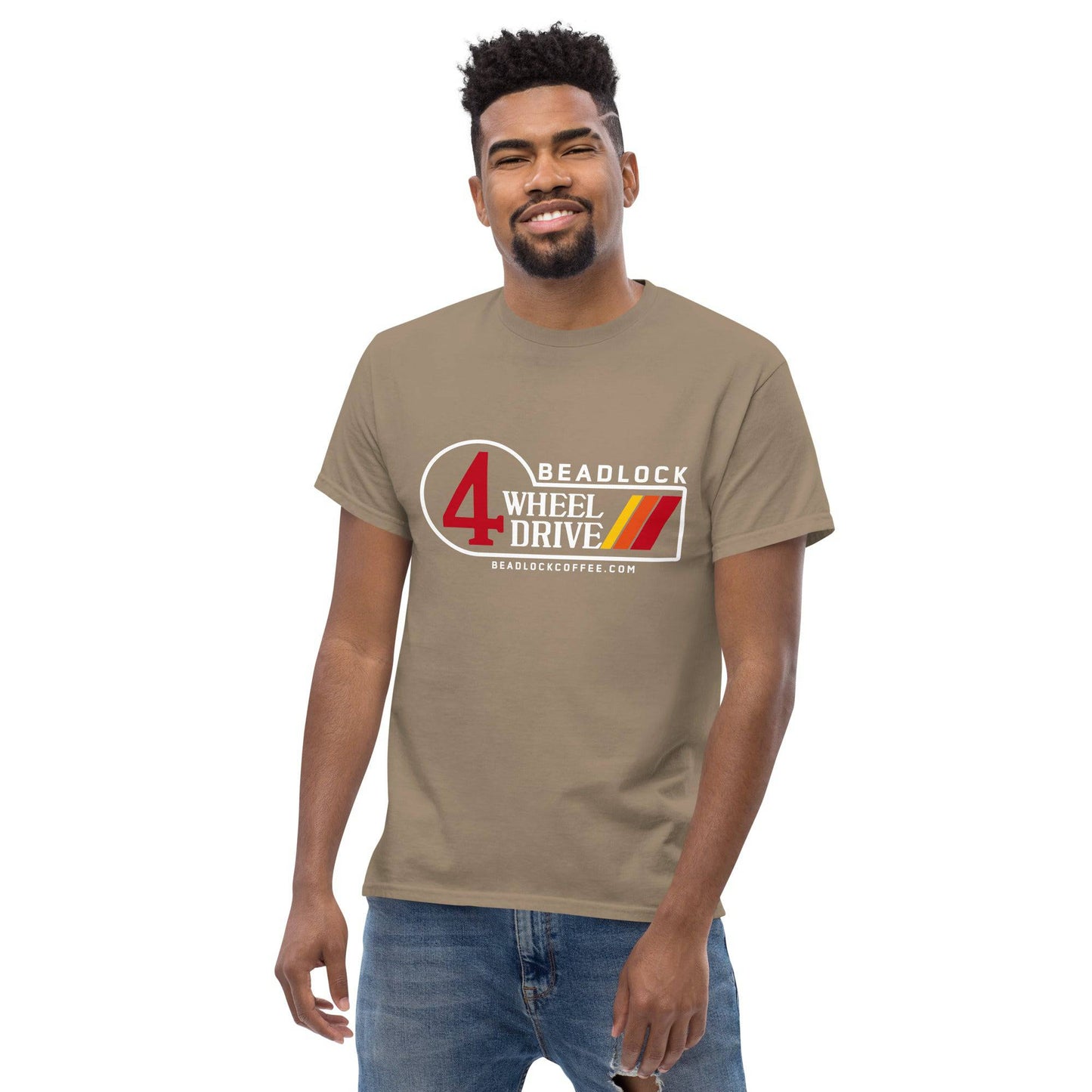 Retro Men's classic tee - Beadlock Coffee