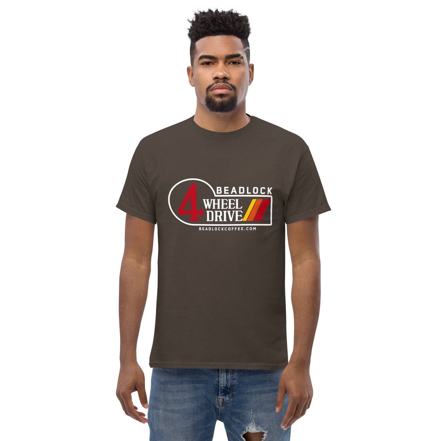 Retro Men's classic tee - Beadlock Coffee