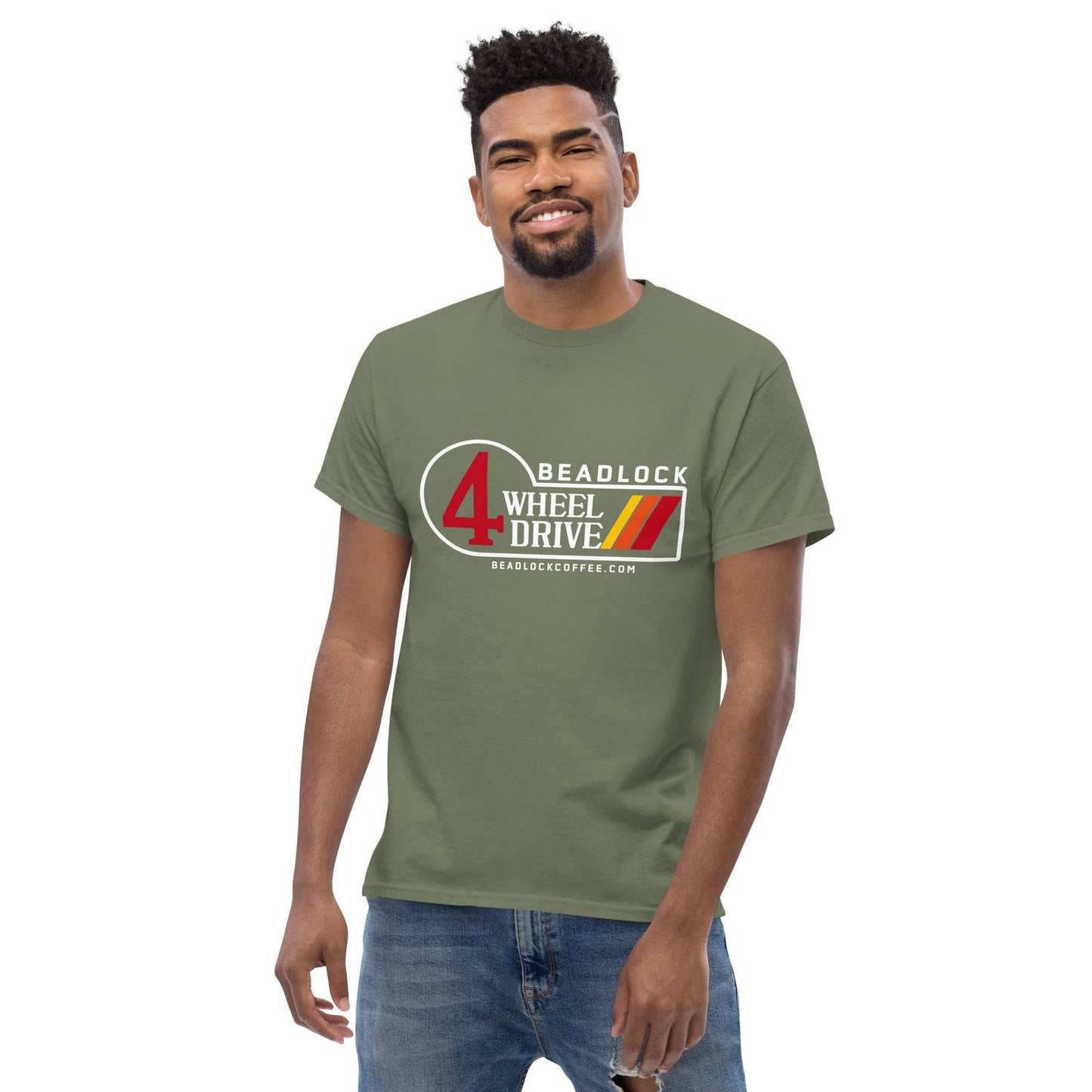 Retro Men's classic tee - Beadlock Coffee