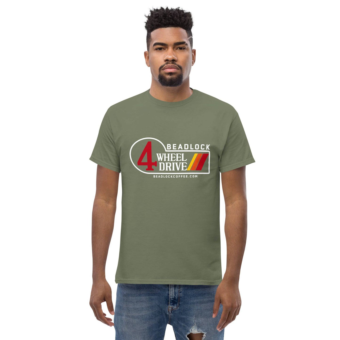 Retro Men's classic tee - Beadlock Coffee