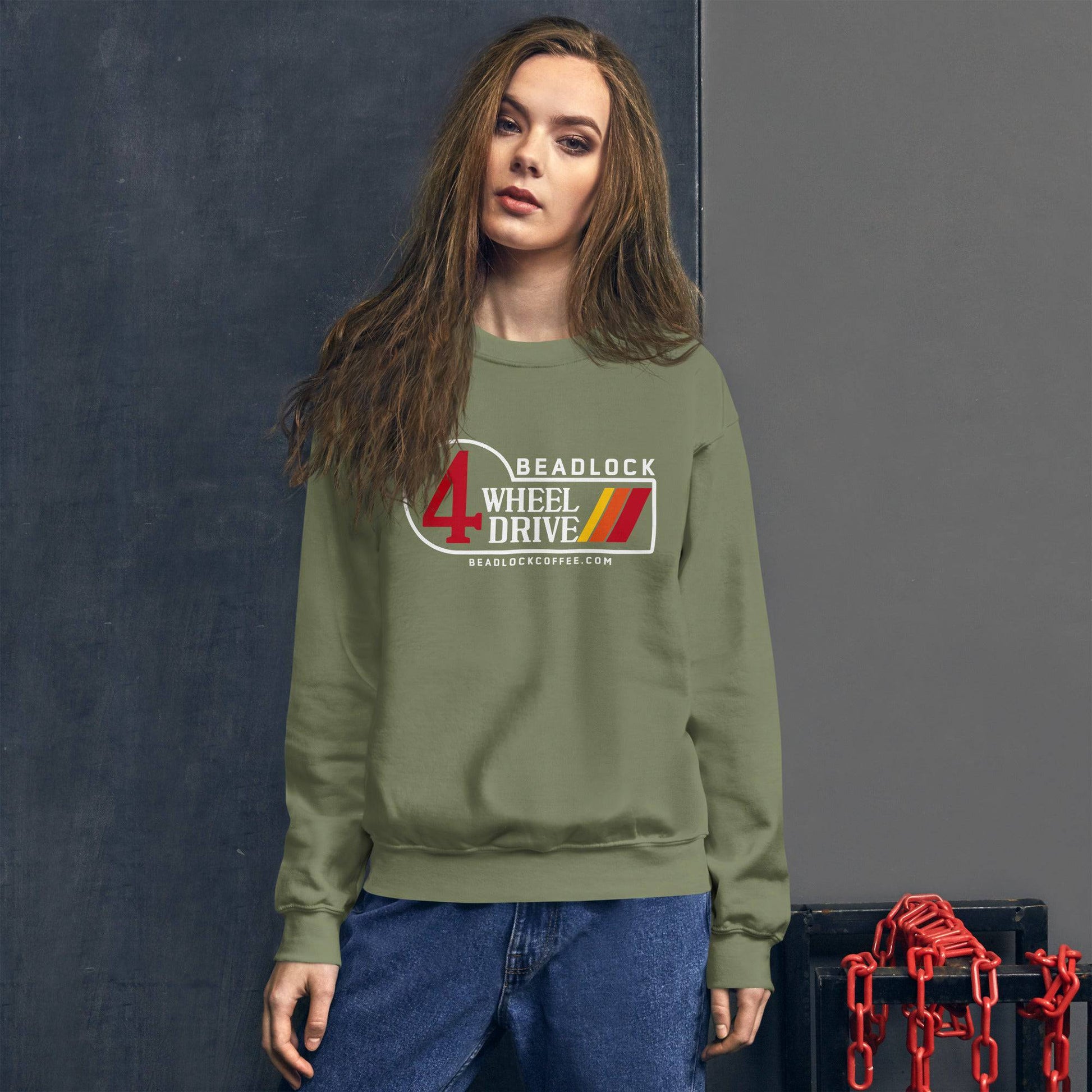 Beadlock Retro Sweatshirt - Beadlock Coffee