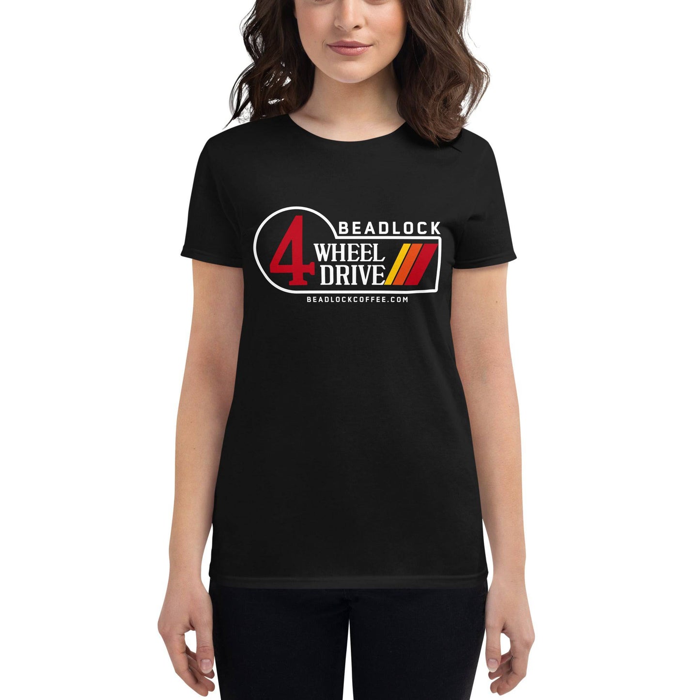 Women's Retro Short sleeve t-shirt - Beadlock Coffee