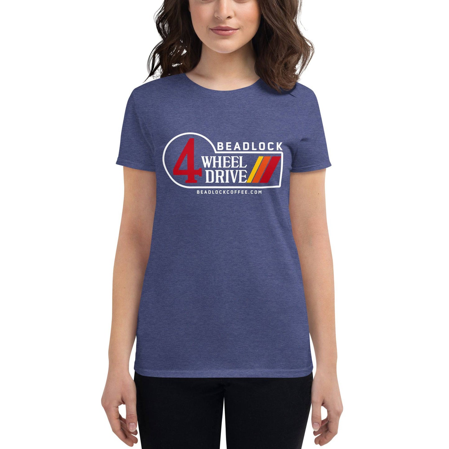 Women's Retro Short sleeve t-shirt - Beadlock Coffee