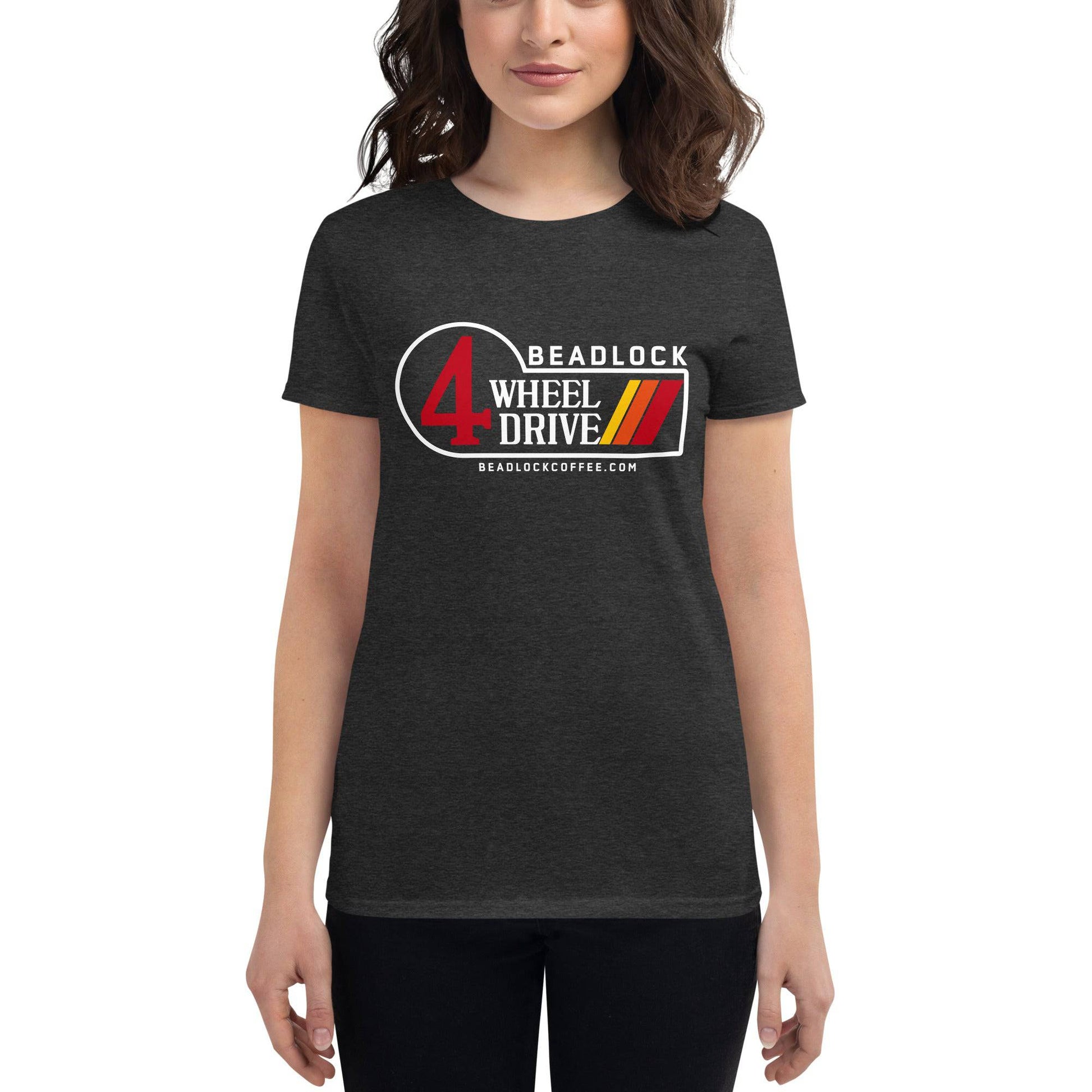 Women's Retro Short sleeve t-shirt - Beadlock Coffee