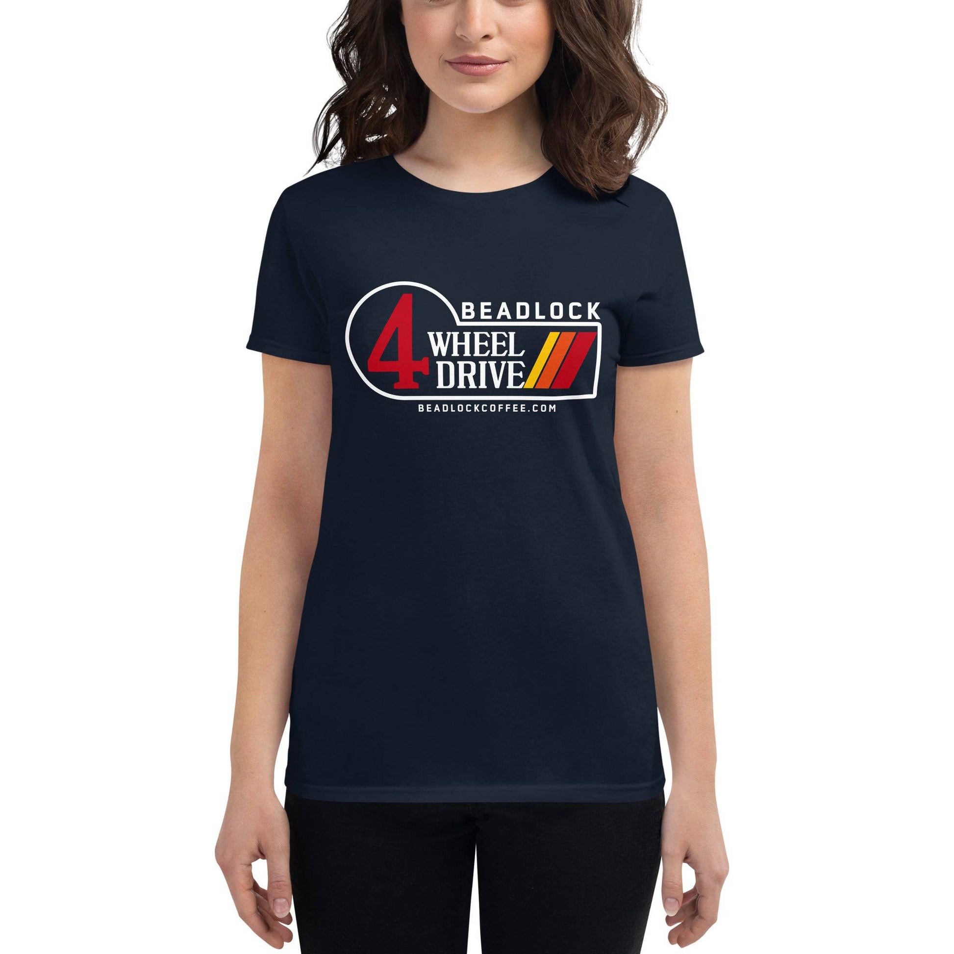 Women's Retro Short sleeve t-shirt - Beadlock Coffee