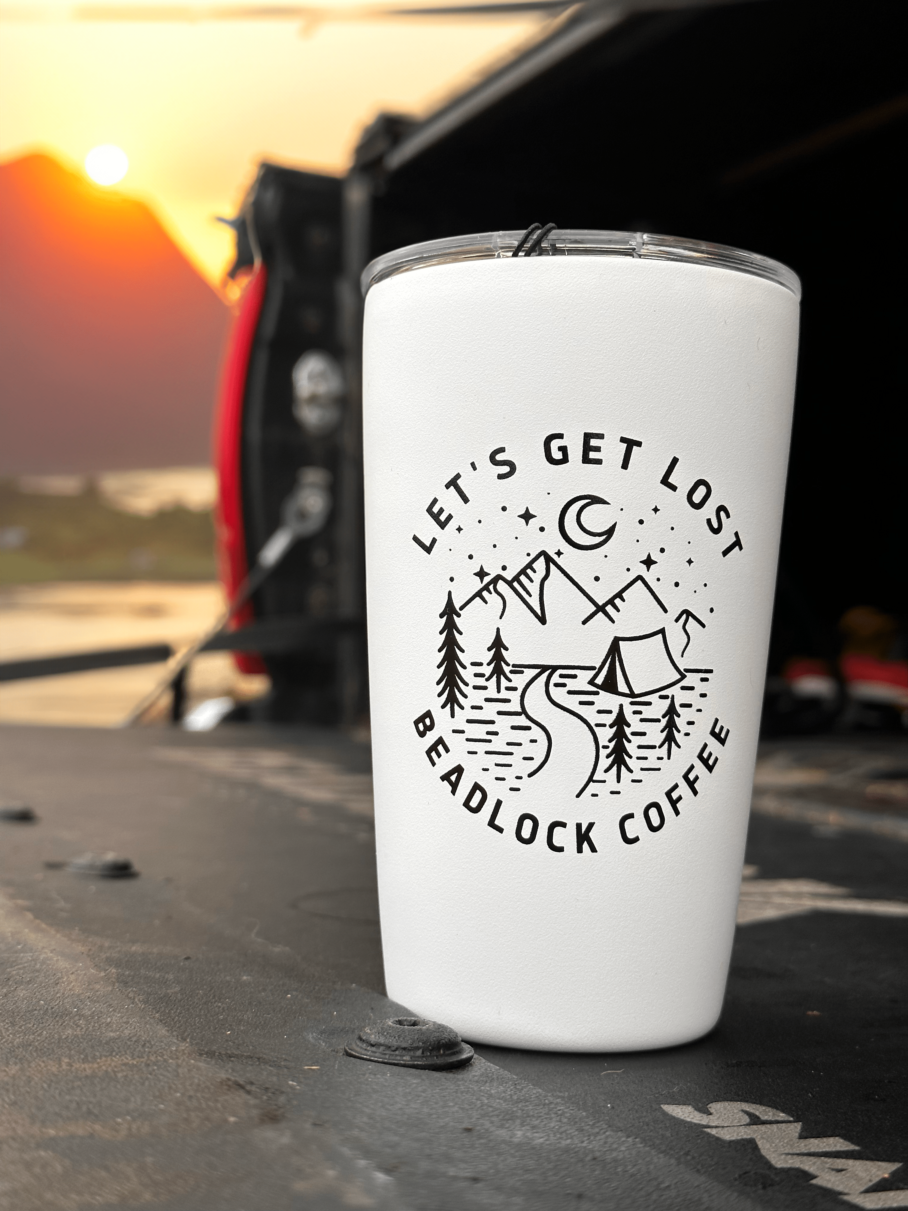 12oz Insulated Tumbler "Get Lost" - Beadlock Coffee